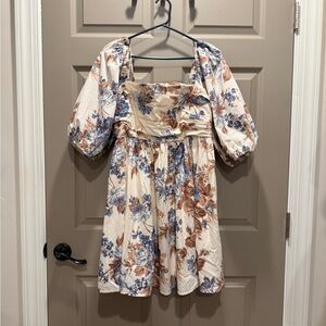 Abercrombie & Fitch Emerson Puff Sleeve Dress